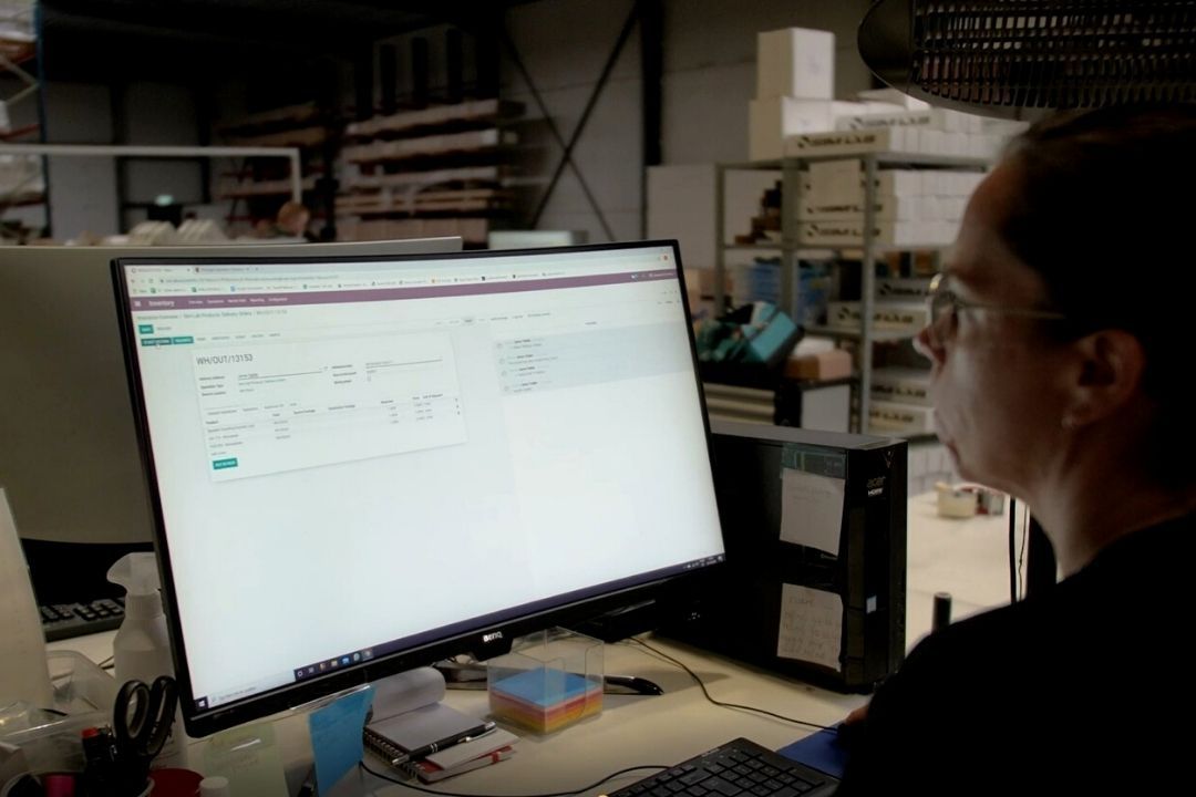 Werken Odoo Sim-Lab werkt met Odoo