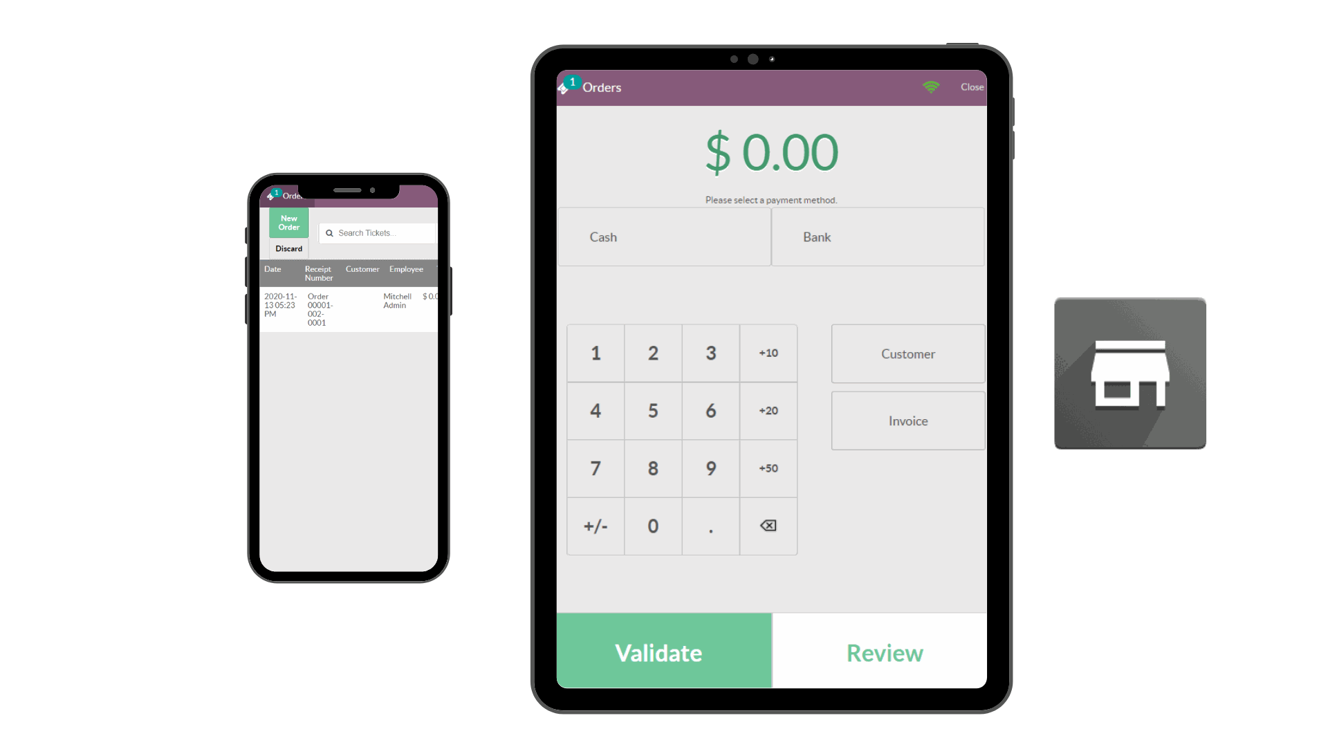 Odoo POS app