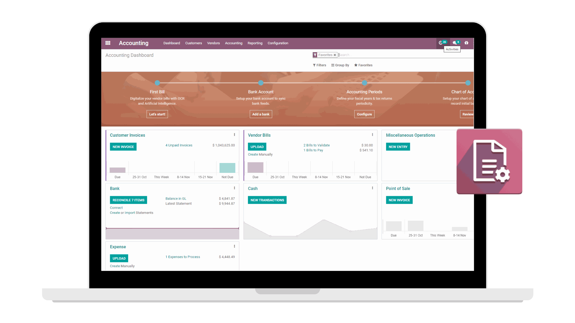 Odoo accounting app